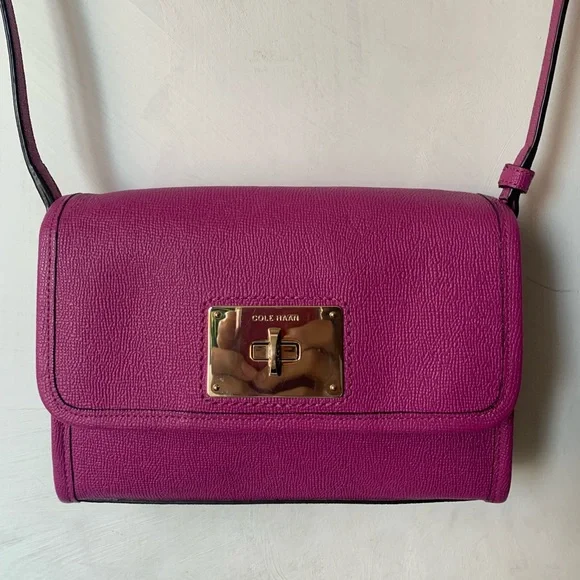 Cole Haan Crossbody Raspberry Bag - Picture 1 of 4